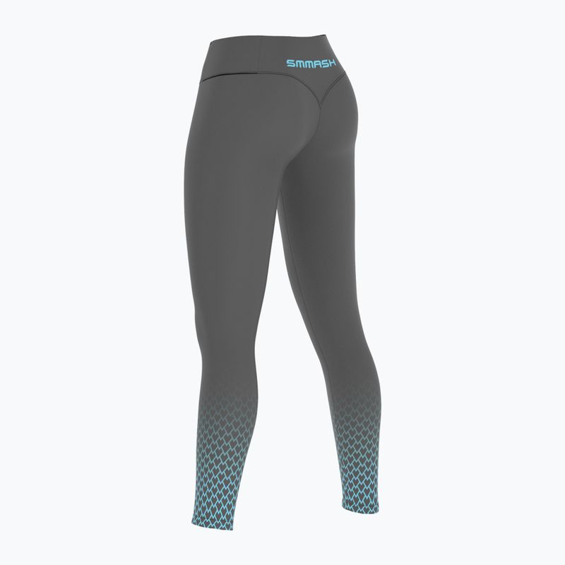 Női edző leggings SMMASH Scale 3D Highwaist szürke LSO11-002 3