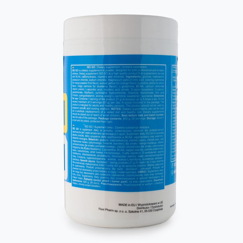 ISO GO Real Pharm aminosavak 600g narancssárga 701169 3