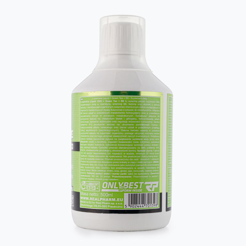 L-karnitin 1500 folyadék Real Pharm zsírégető 500ml 701398 3