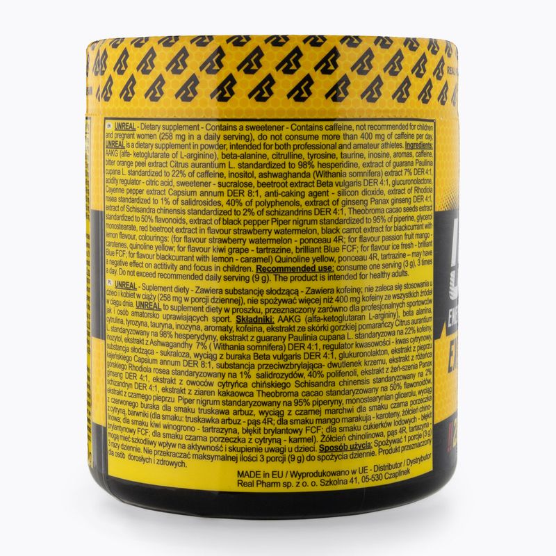 Real Pharm Unreal 360g fekete ribizli előedző 701510 2