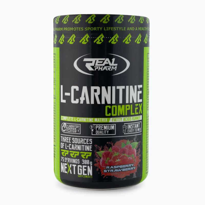 L-karnitin komplex Real Pharm zsírégető 300g málna-eper 703767