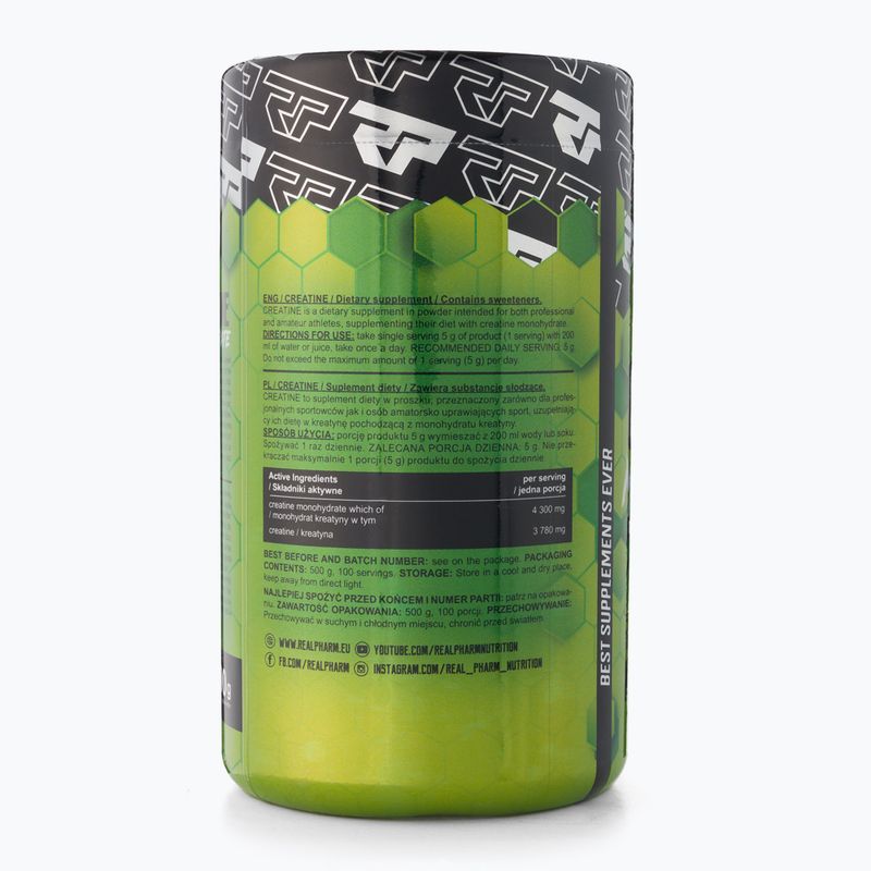 Kreatin Real Pharm kreatin 500g mangó-ananász 705501 2