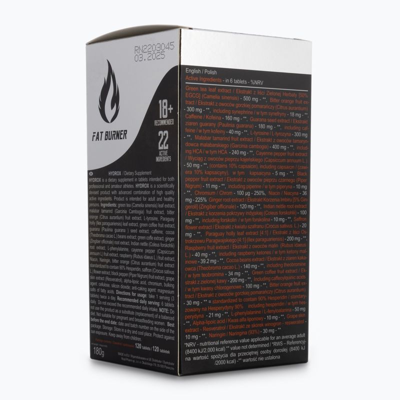 Hydrox Real Pharm zsírégető 120 tabletta 707116 2