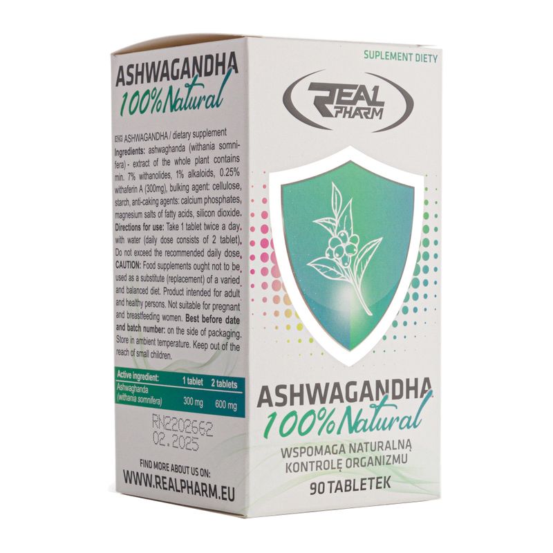 Ashwaganda Real Pharm 100% 90 tabletta