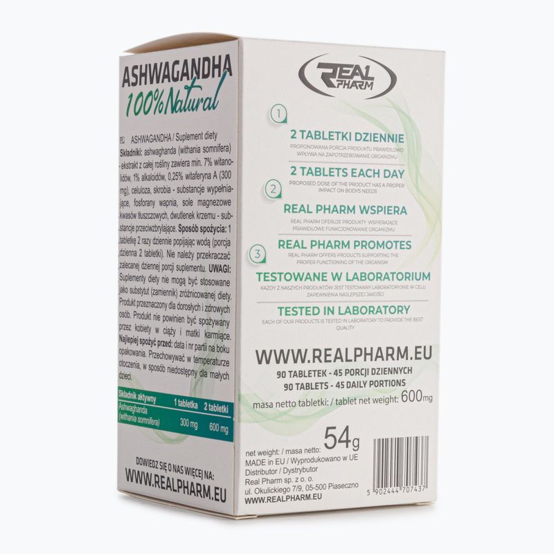 Ashwaganda Real Pharm 100% 90 tabletta 2