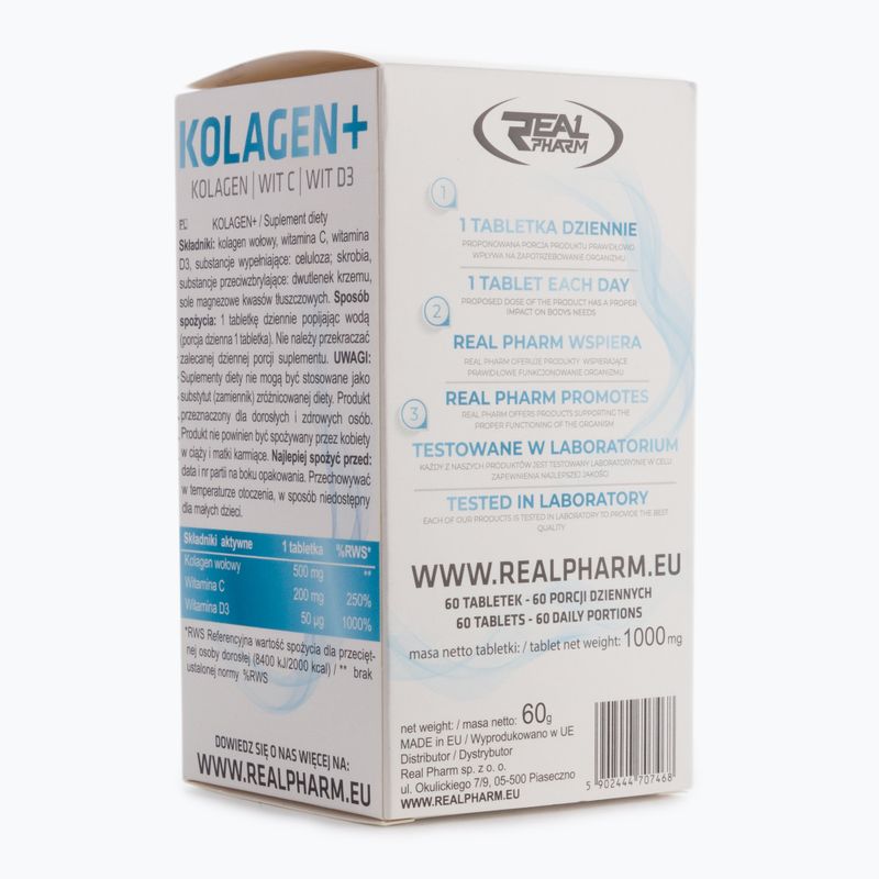 Kollagén Real Pharm Collagen+ 60 tabletta 707468 2