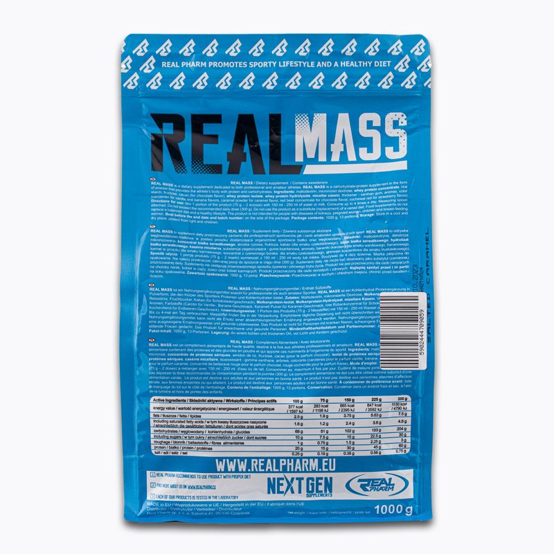 Real Pharm Gainer Real Mass 1kg sós karamell 709059 2