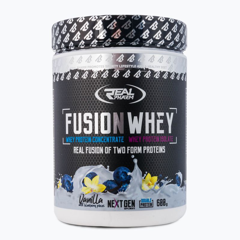 Real Pharm Fusion 600g fehérje vanília-bogyó 709202