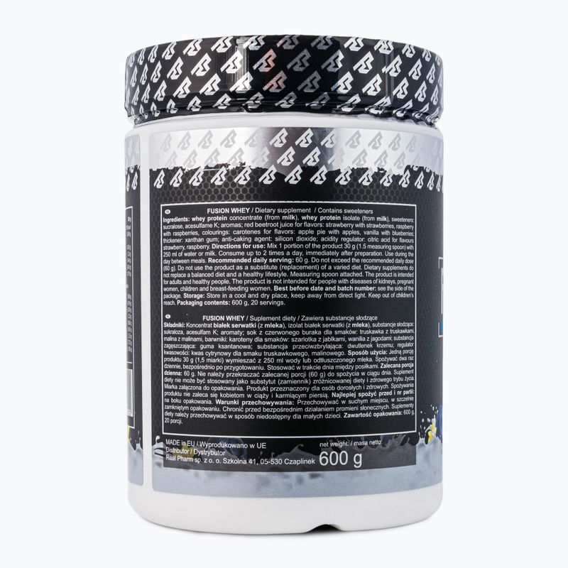 Real Pharm Fusion 600g fehérje vanília-bogyó 709202 3