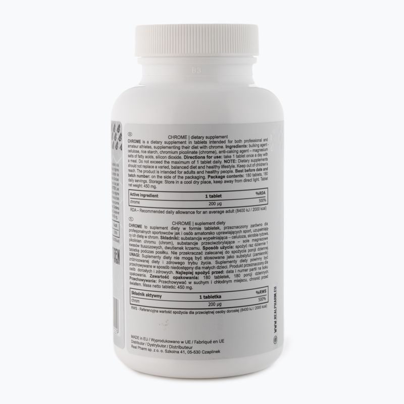 Real Pharm Króm étrend-kiegészítő 180 tabletta 2