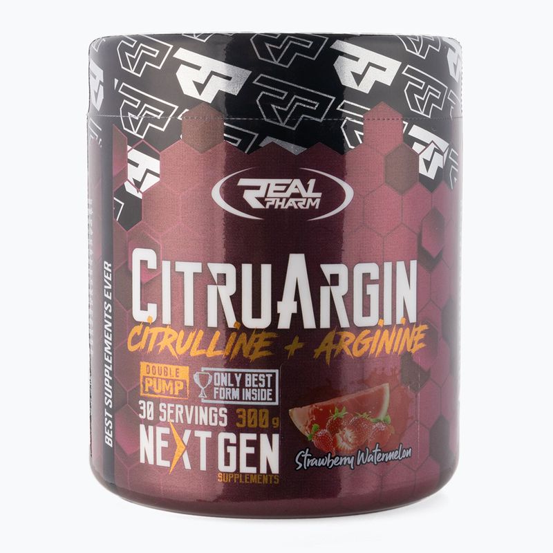 Citrullin Real Pharm CitruArgin + arginin 300g Eper - görögdinnye 714831