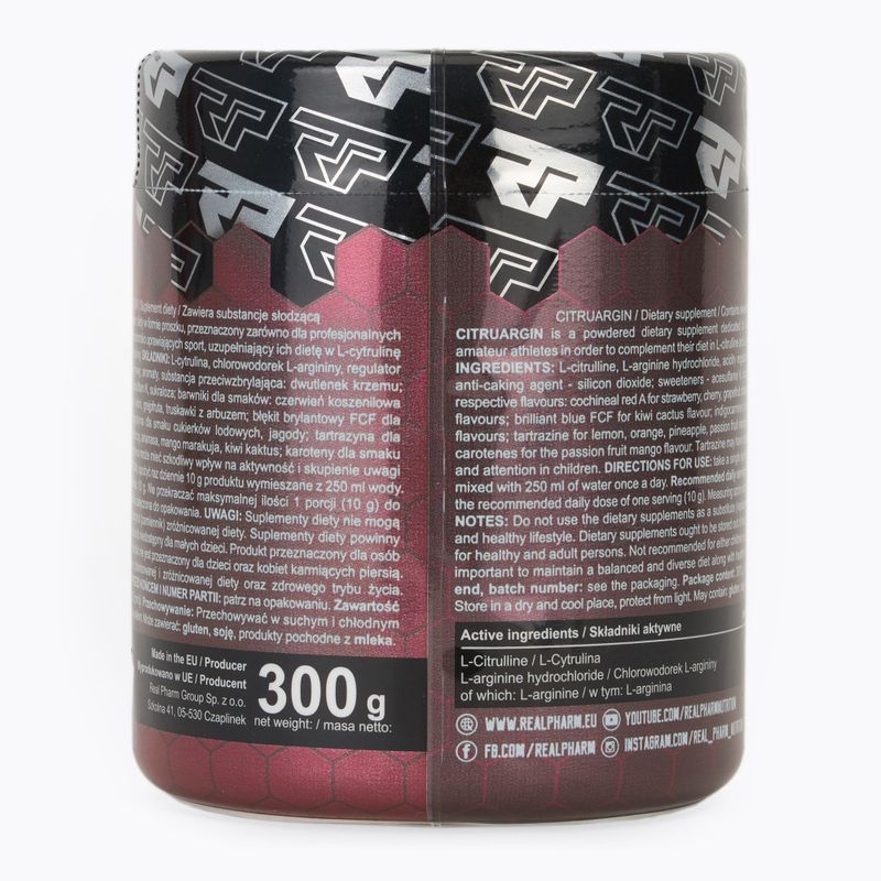 Real Pharm Citrullin + Arginin 300 g narancs 2