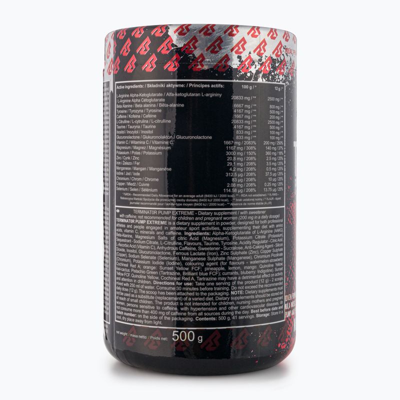 Real Pharm Terminator edzés előtti 500g fekete ribizli 715043 2
