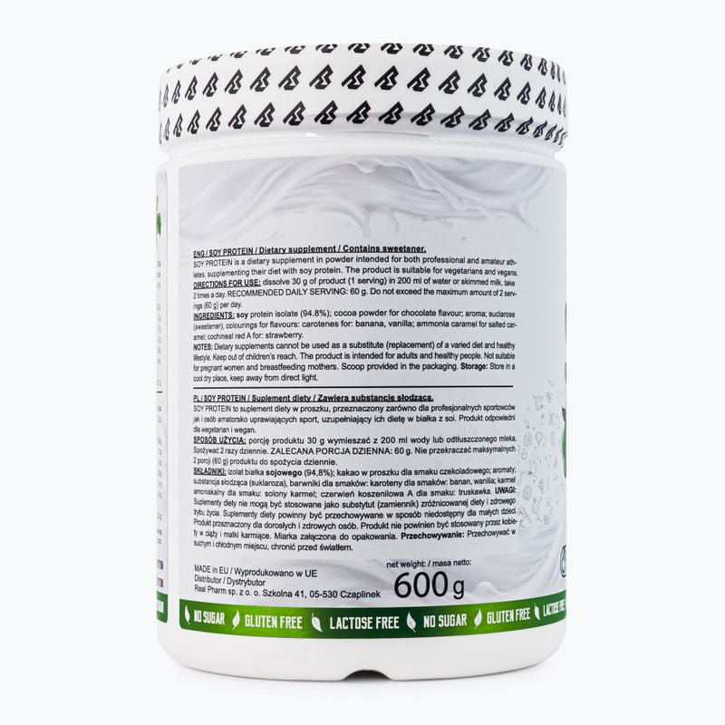 Whey Real Pharm szójafehérje 600g banán 715326 3