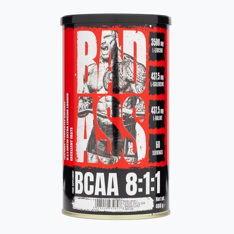 Aminosavak Fitness Authority Bad Ass Bcaa 8 400 g mangó/citrom