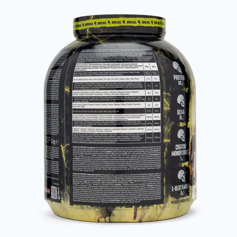 Fitness Authority Gainer Skull Labs Ripped 3 kg szamóca 2