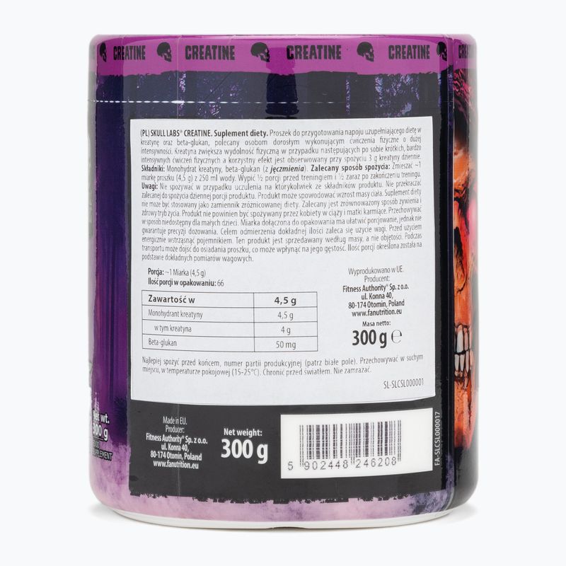Kreatin Fitness Authority Skull Labs Creatine 300 g 2