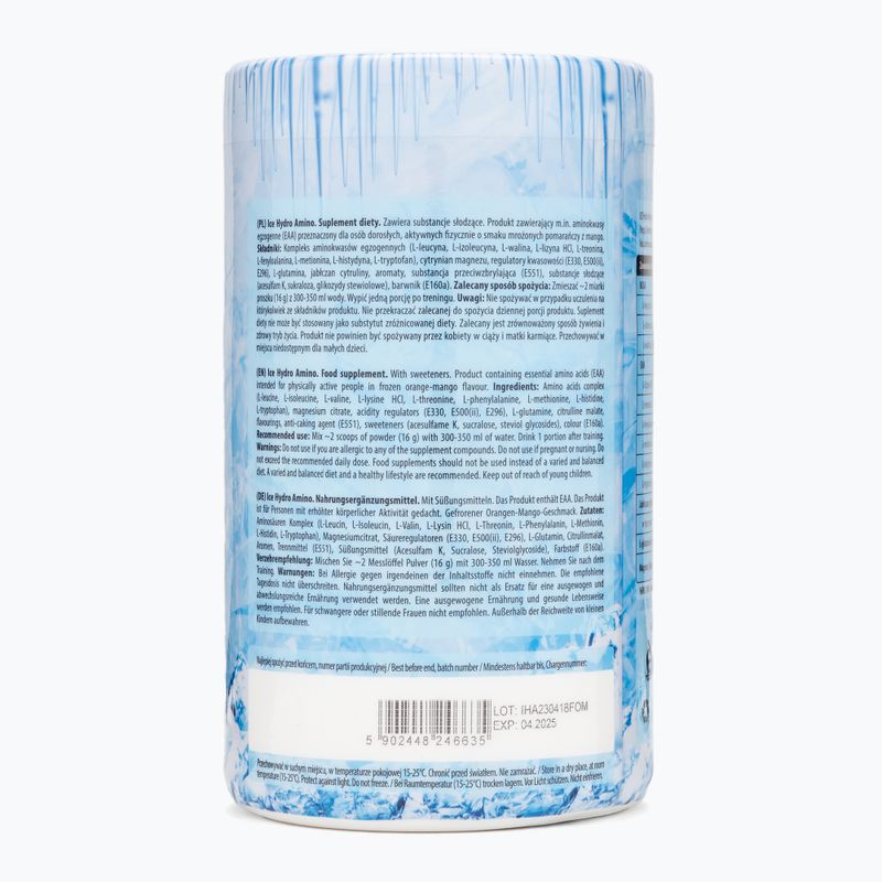 Fitness Authority aminosavak Fa Ice Hydro Amino 480 g narancs/mango 3