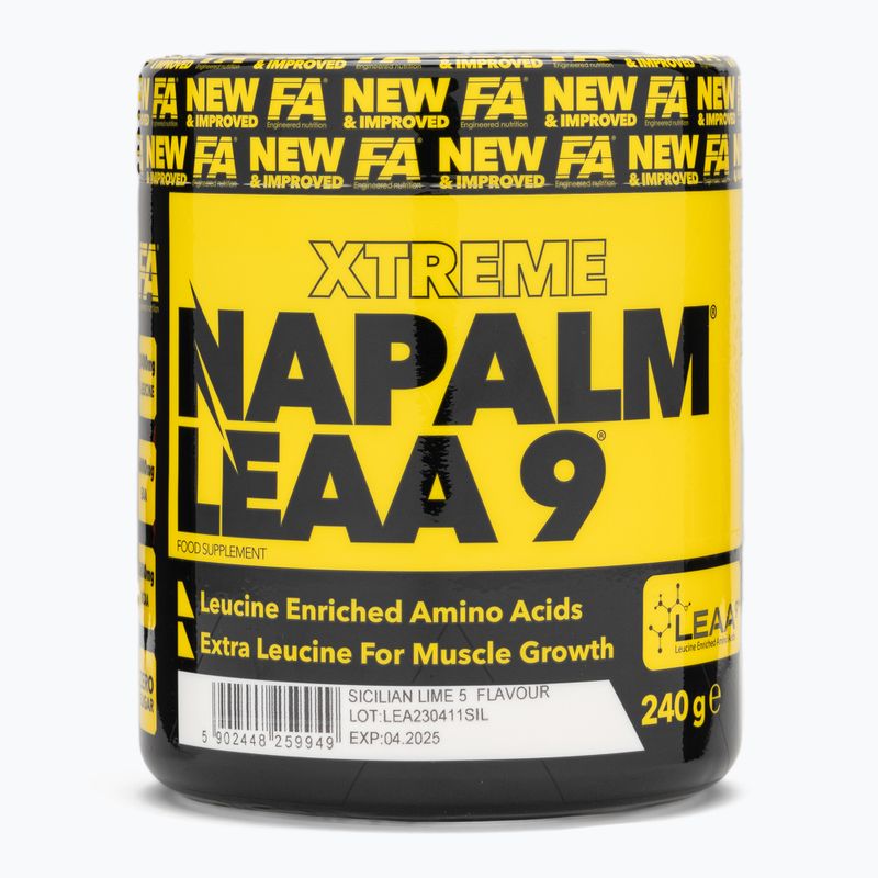 Aminosavak Fitness Authority Napalm Leaa9 240 g sicilian lime