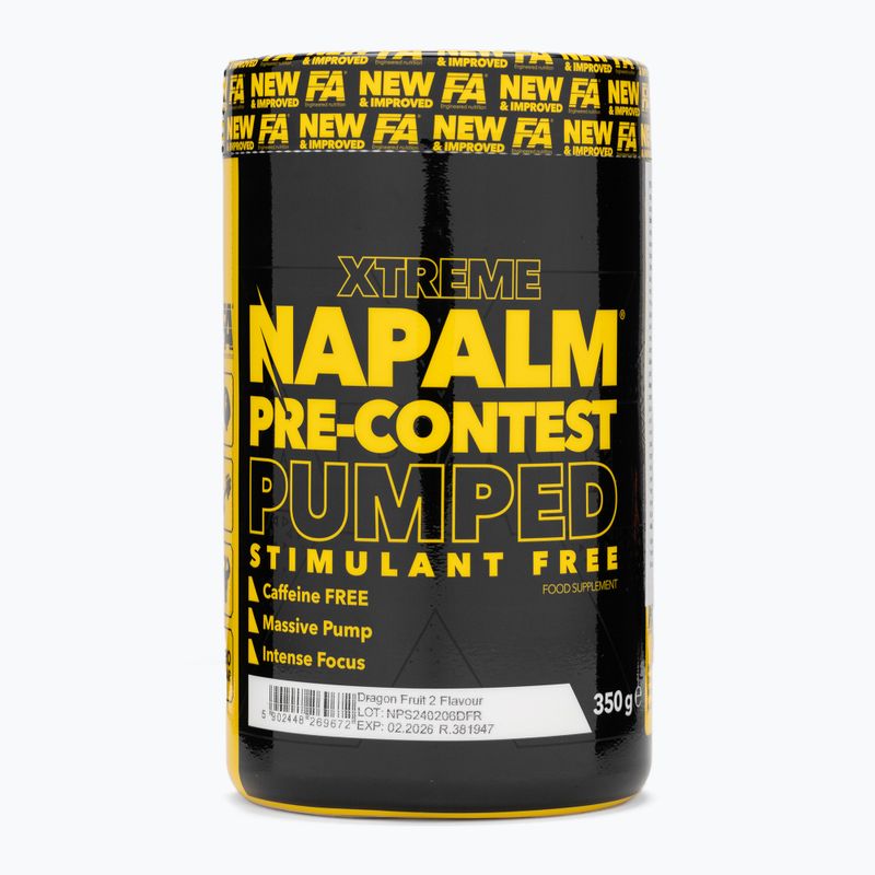 Edzés előtti táplálékkiegészítő Fitness Authority Napalm Pre-Contest Pumped Stimulant Free 350 g dragon fruit