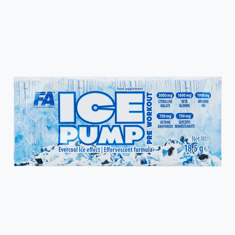 Fitness Authority edzés előtti edzés Fa Ice Pump Pre Workout 18,5 g jeges mangó/passion fruit