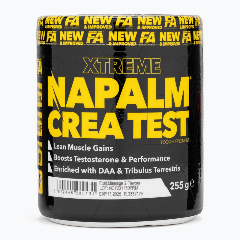 Kreatin Fitness Authority Napalm Crea Test 255 g fruit massage