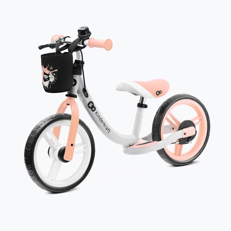 Futóbicikli Kinderkraft Space peach coral 2