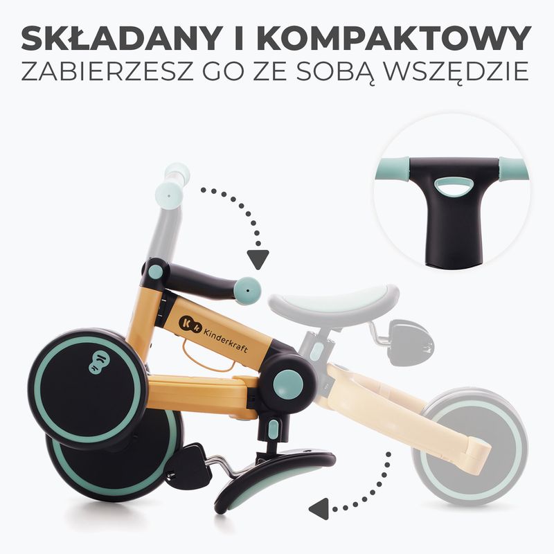 Háromkerekű futóbicikli Kinderkraft 4TRIKE blue 13