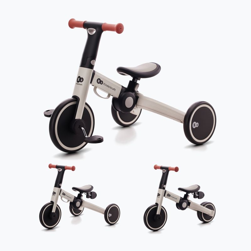 Kinderkraft terepjáró tricikli 4TRIKE szürke