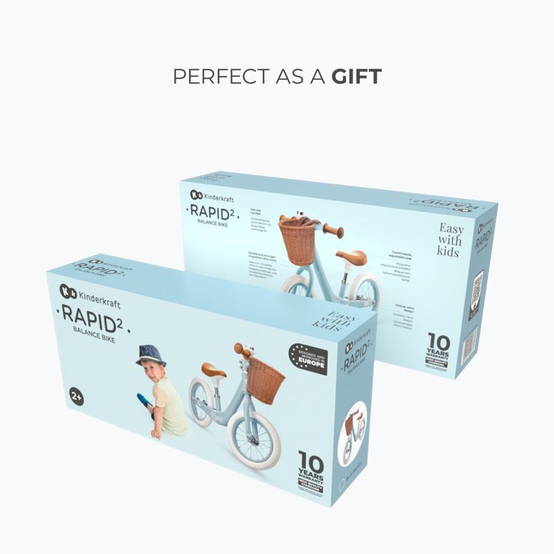 Futóbicikli Kinderkraft Rapid 2 blue breeze 16