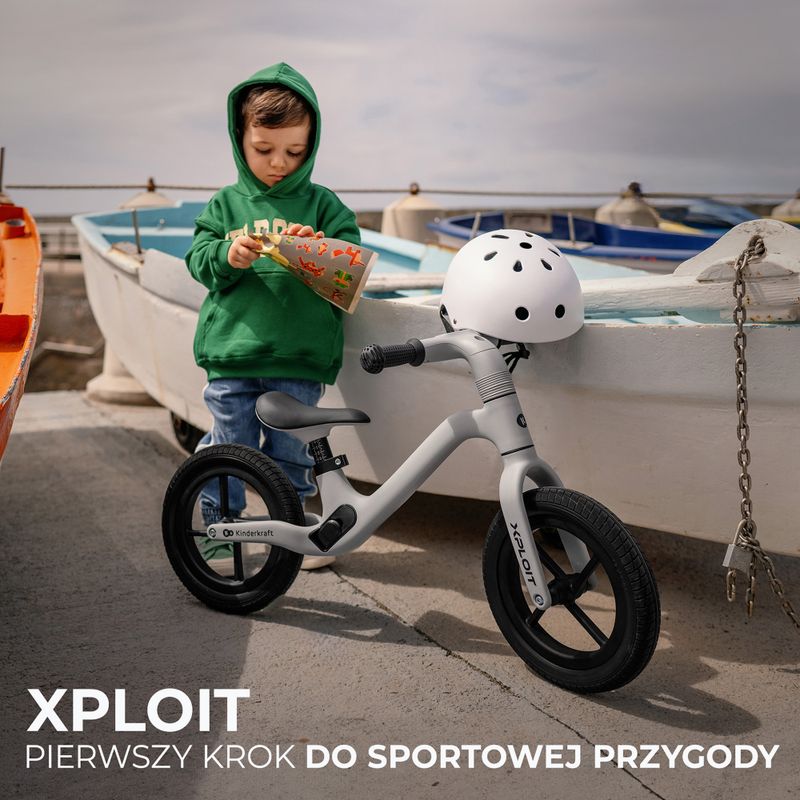 Kinderkraft Xploit moonstone silver futókerékpár 5