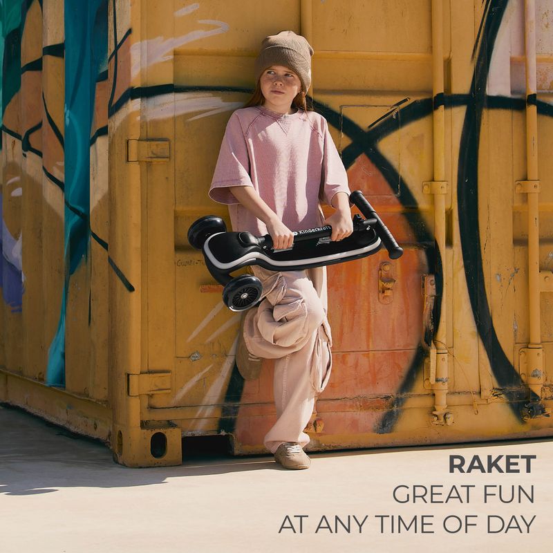 Gyermek háromkerekű roller Kinderkraft Raket black 10