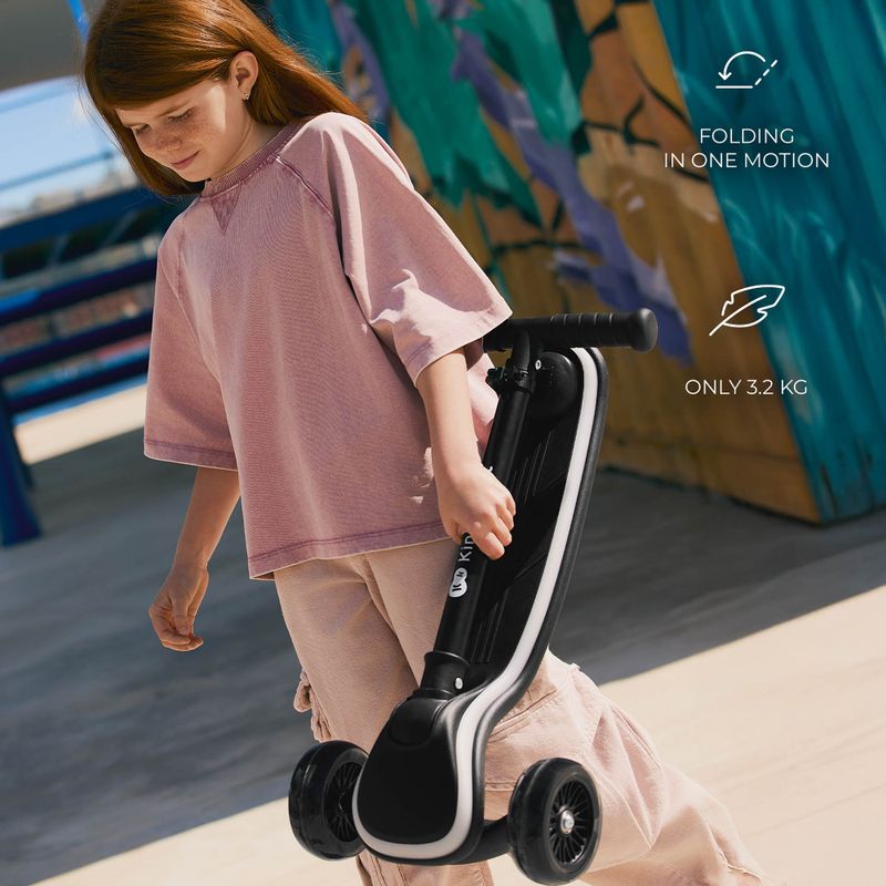 Gyermek háromkerekű roller Kinderkraft Raket black 12