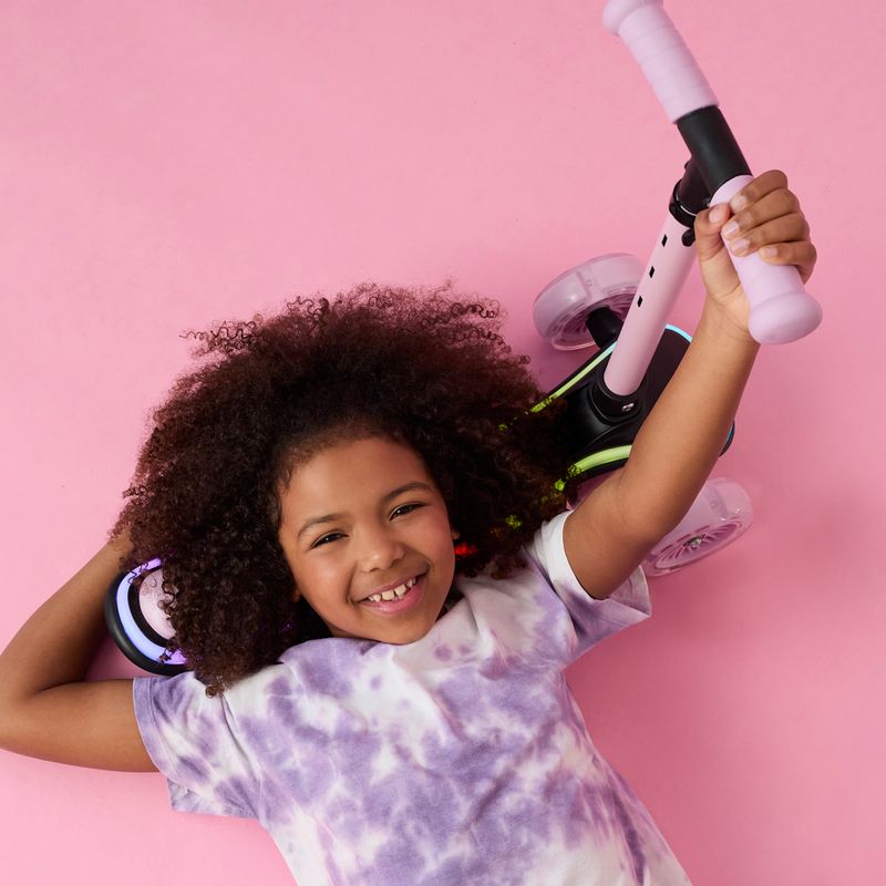 Gyermek háromkerekű roller Kinderkraft Raket pink 9