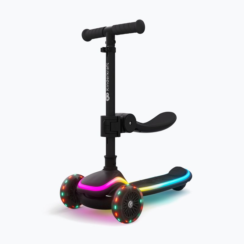 Gyermek háromkerekű roller Kinderkraft Raket Up black 3