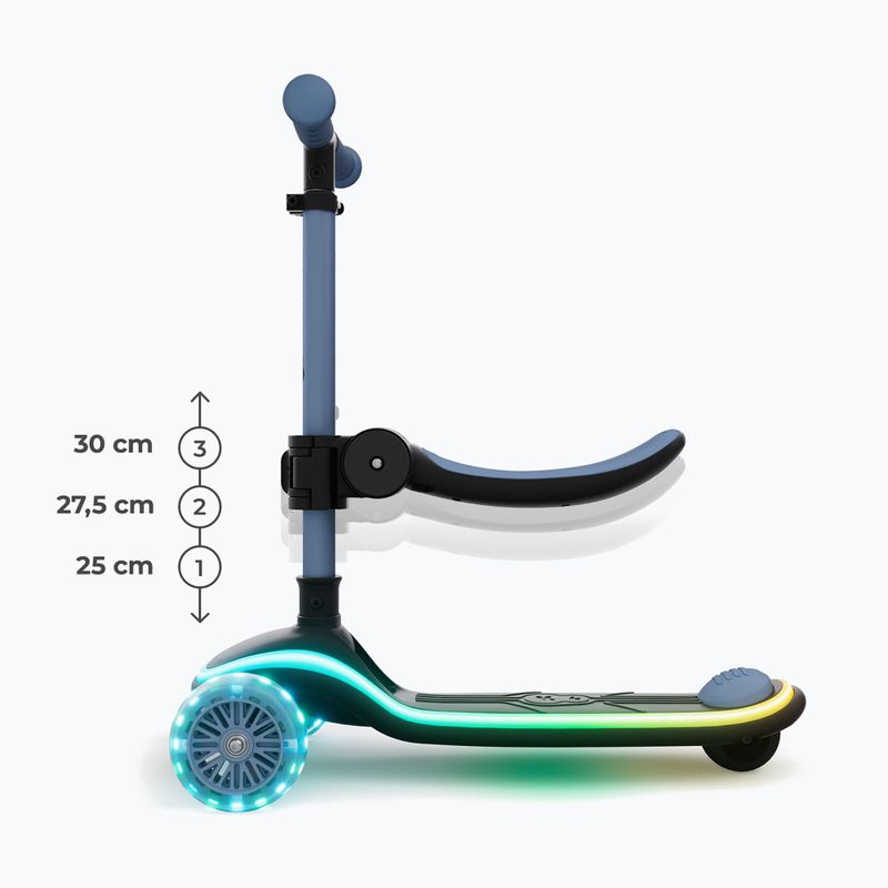 Gyermek háromkerekű roller Kinderkraft Raket Up blue 11