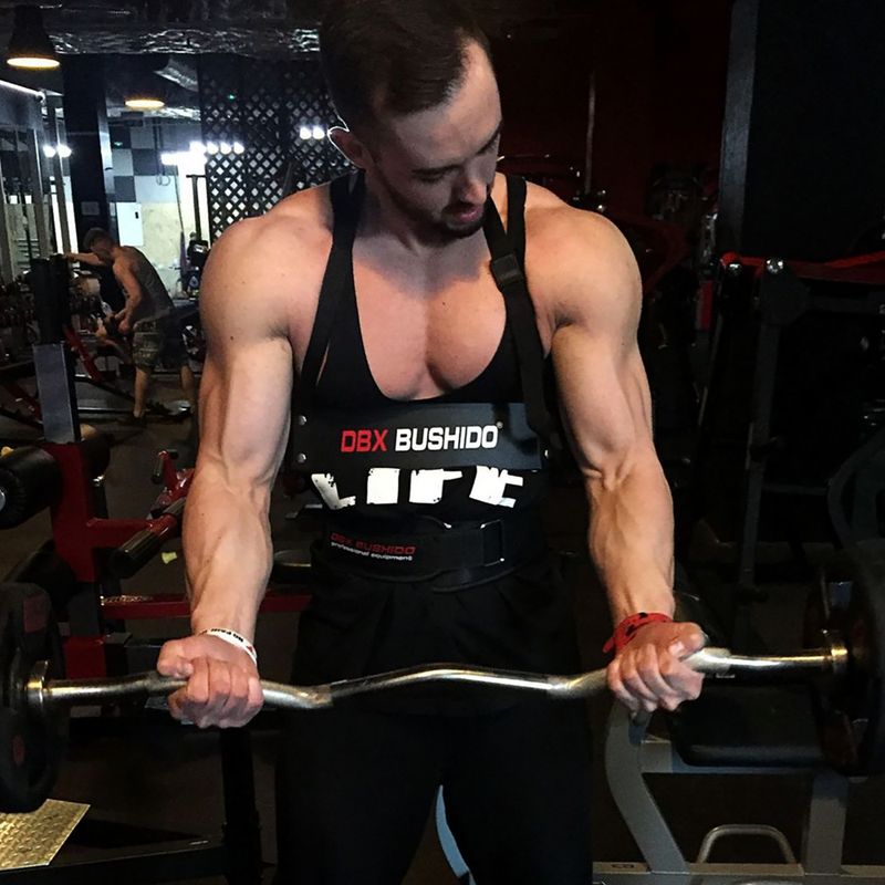 DBX BUSHIDO Arm Blaster bicepsz edző eszköz fekete 4
