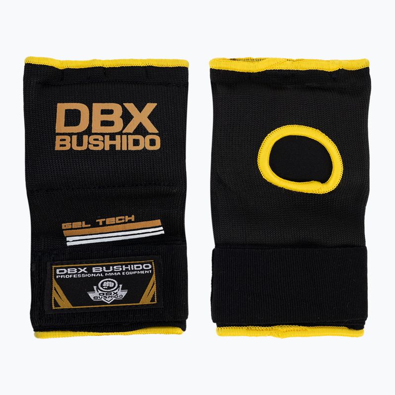 Bushido gélkesztyű csomagolások fekete Ark-100017A-S/M