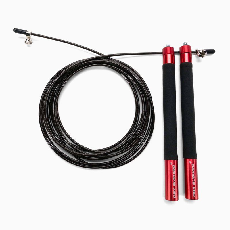 Bushido Crossfit Premium Alumínium ugrókötél piros S5-Red