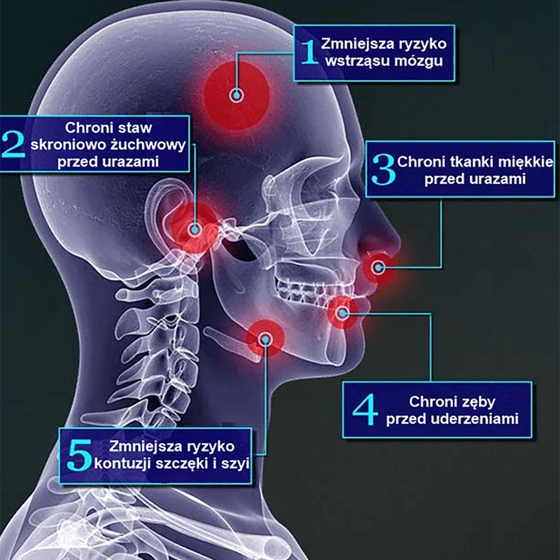 Állkapocsvédő + doboz DBX BUSHIDO Standard fekete Arm-100018 11