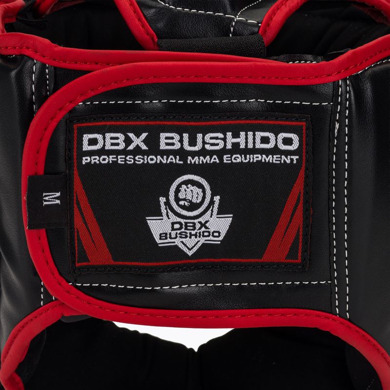 Box fejvédő DBX BUSHIDO ARH-2190R fekete/piros 5