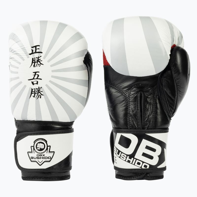 Bushido Japan  sparring boxkesztyű fehér B-2v8-12oz