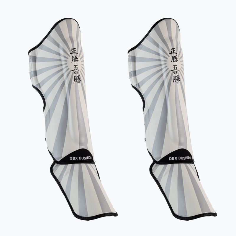 Bushido Japan  sípcsont-, lábszár- és lábfejvédő fehér Sp-10V3-XL