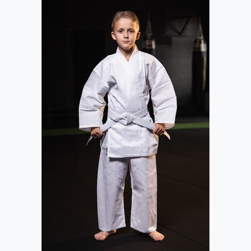 Bushido gyermek öv karategi ARK-3102 fehér 9