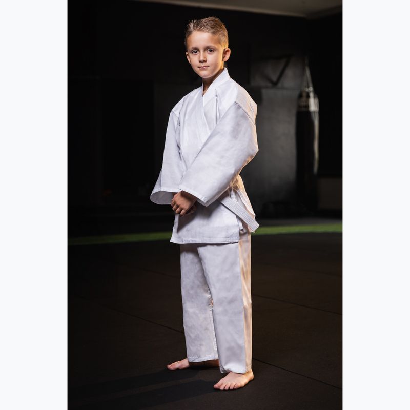 Bushido gyermek öv karategi ARK-3102 fehér 10