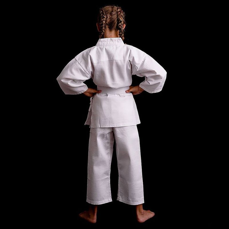Bushido gyermek öv karategi ARK-3102 fehér 13