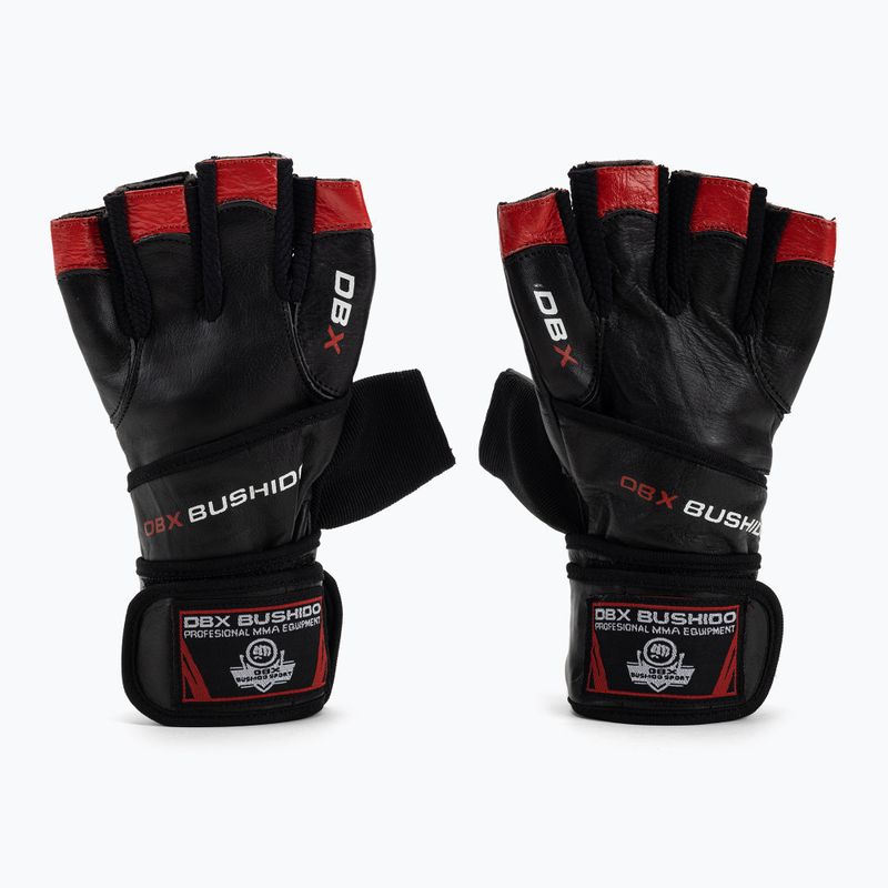 Bushido fitness kesztyű fekete Wg-154-M