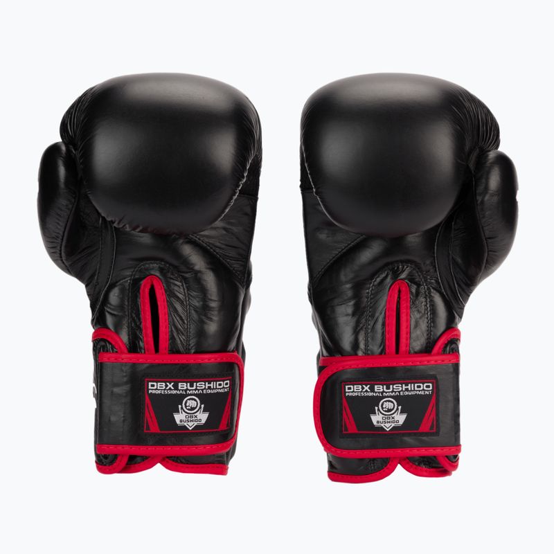 Bushido bokszkesztyűk Wrist Protect rendszerrel fekete Bb2-12oz 2