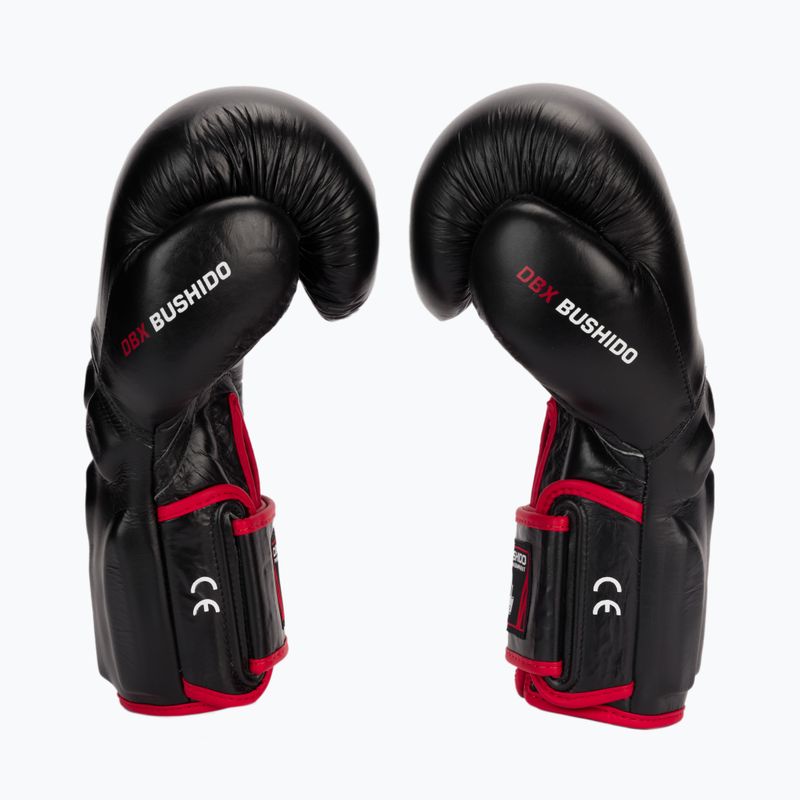 Bushido bokszkesztyűk Wrist Protect rendszerrel fekete Bb2-12oz 4