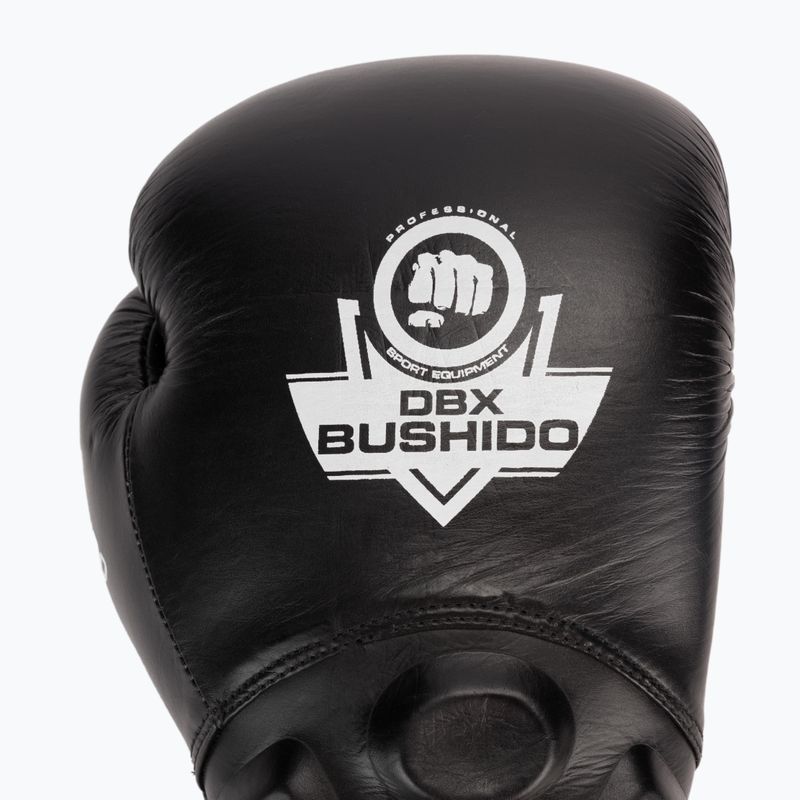 Bushido bokszkesztyűk Wrist Protect rendszerrel fekete Bb2-12oz 5
